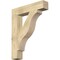 Ekena Millwork Funston Block Rough Sawn Bracket, Douglas Fir, 6"W x 32"D x 40"H BKT06X32X40FST05RDF - alternate 1